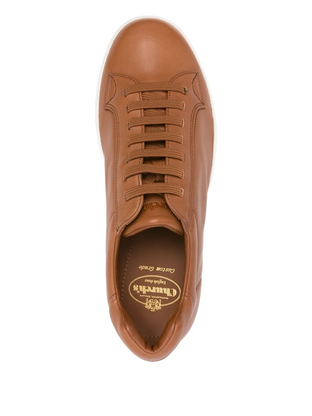 Church's Leren sneakers met elastisch kant Bruin