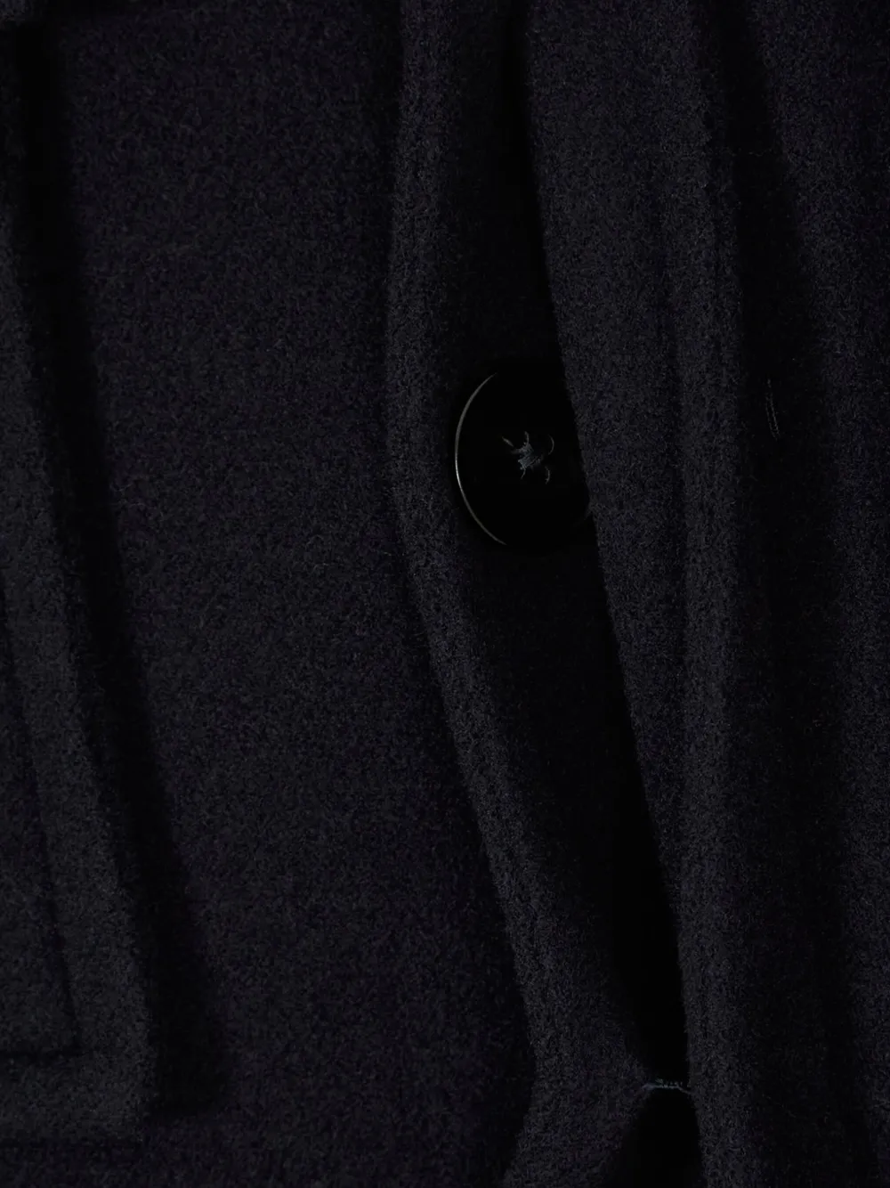 Jil Sander Jas met enkele rij knopen Blauw