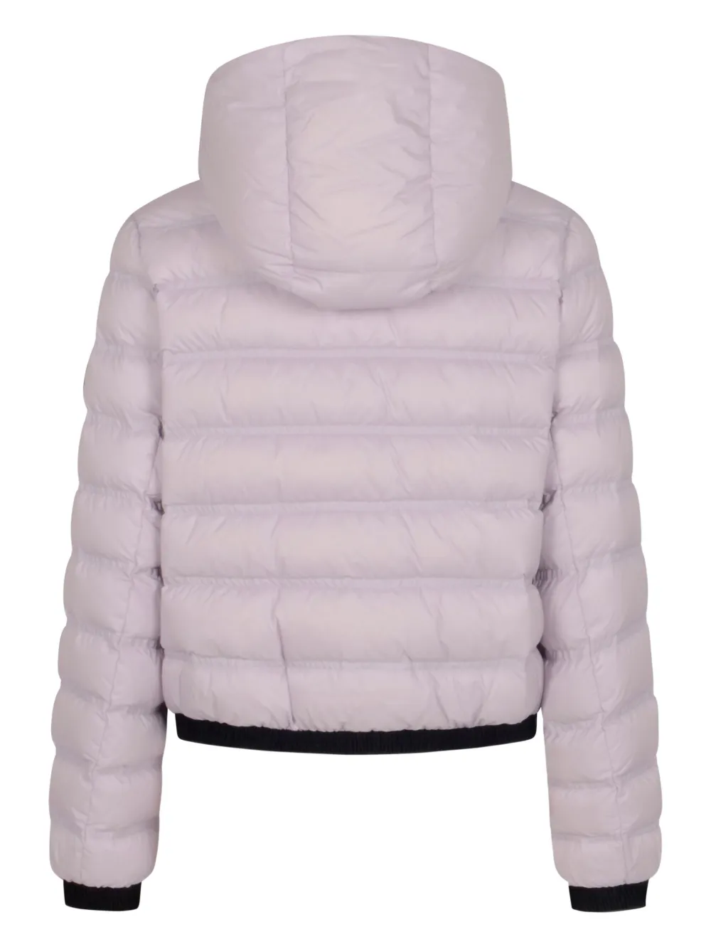 Moncler hooded quilted jacket Roze