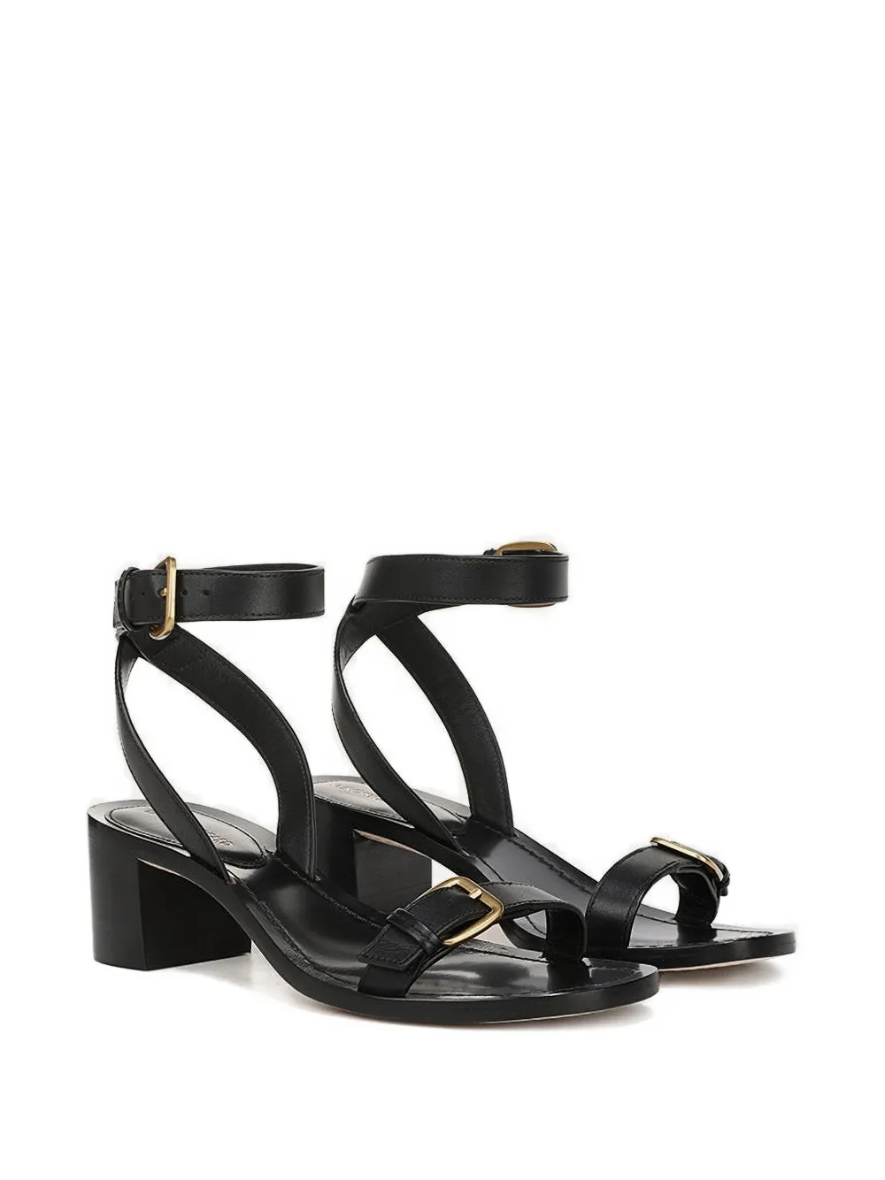 Veronica Beard Elia buckle-details sandals Black