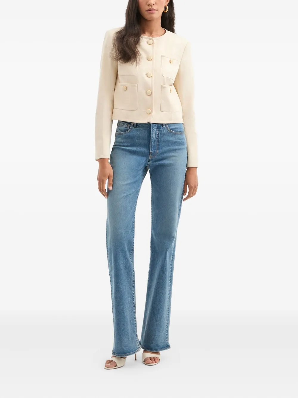 Veronica Beard Cirtane button-detailed jacket | Fitted Jackets | Image 2