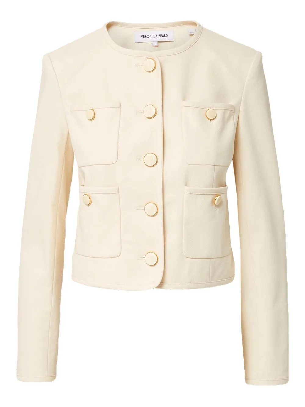 Veronica Beard Cirtane button-detailed jacket | Neutrals | Image 1