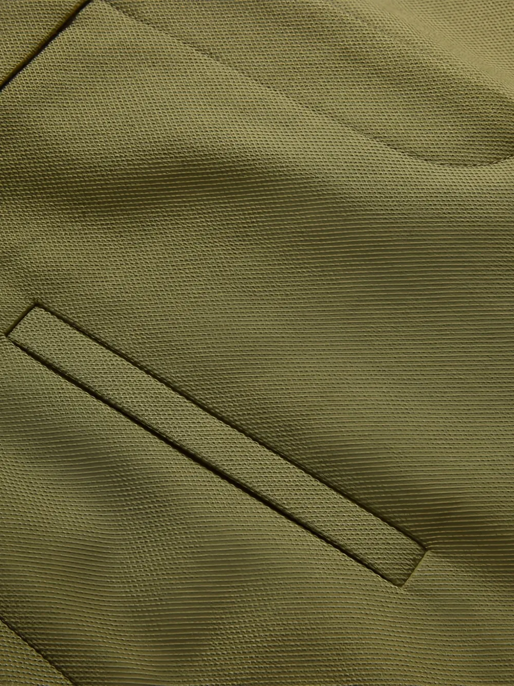 Veronica Beard Arte Pocket Detail Trousers In Green