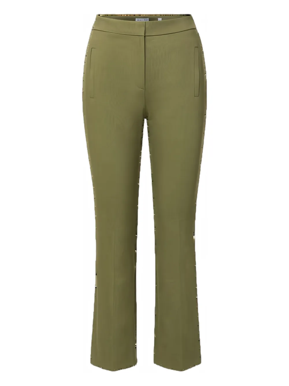 Veronica Beard Arte pocket detail trousers | Green | Image 1
