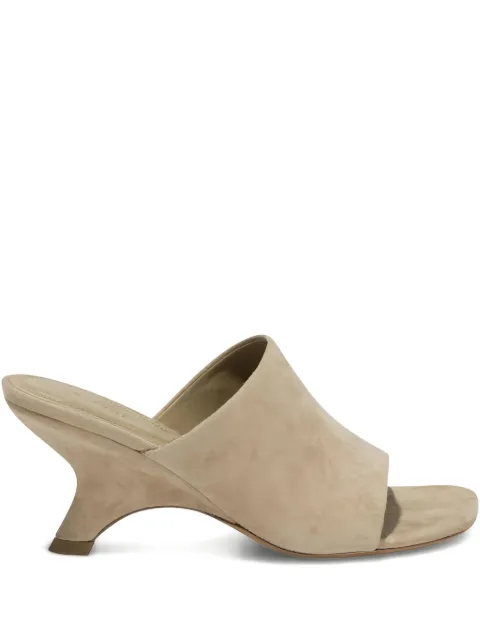 Simkhai 75mm Shadow suede open-toe sandals