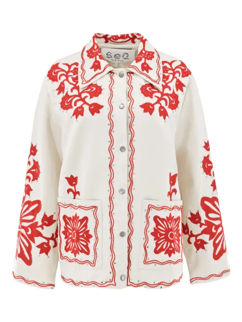 Sea Liliana applique-floral jacket