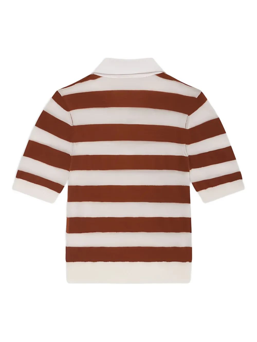 FRAME Gestreept poloshirt - Rood