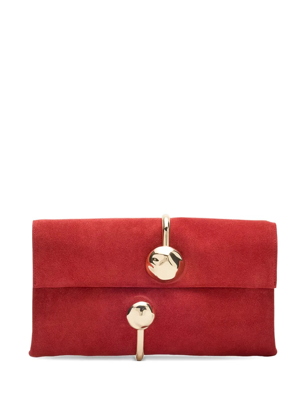 Simkhai Amaya suede clutch | Red | Image 1