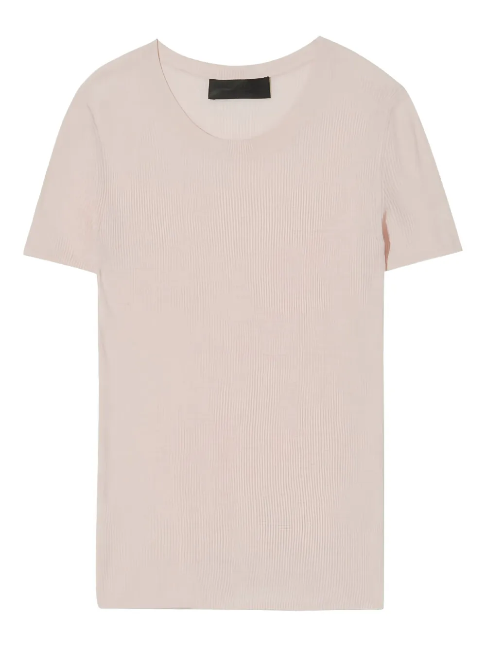 Nili Lotan Hettie ribbed crew-neck T-shirt | Neutrals | Image 1