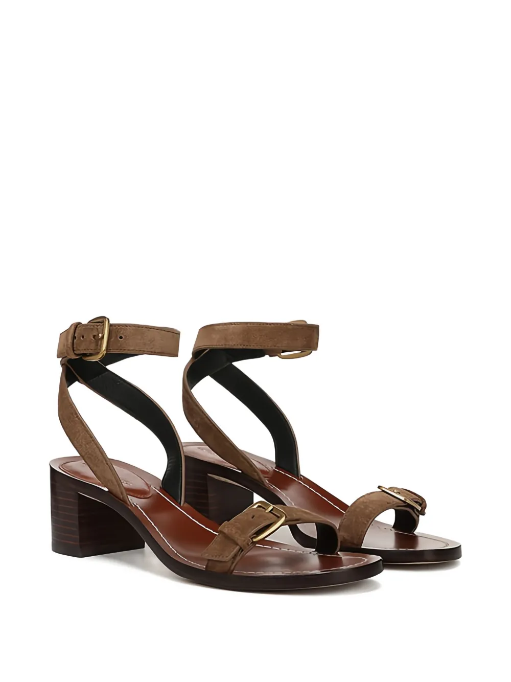 Veronica Beard 50mm Elia sandals Brown