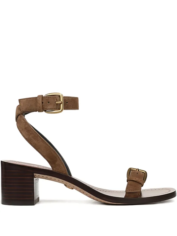 Veronica Beard 50mm Elia Sandals in Brown