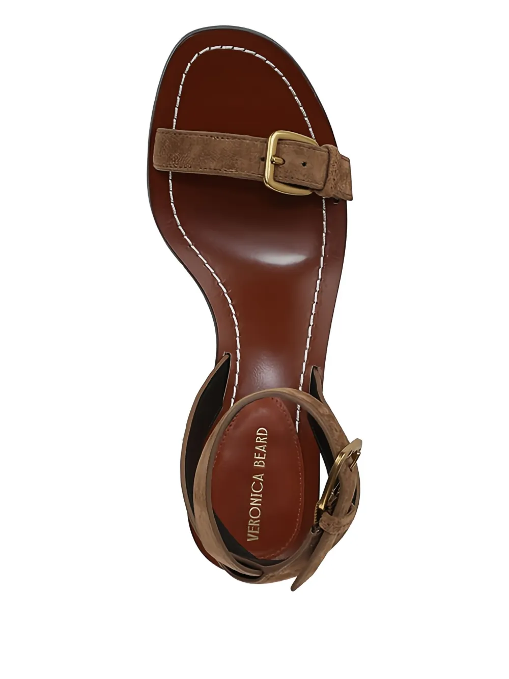 Veronica Beard 50mm Elia sandals Brown