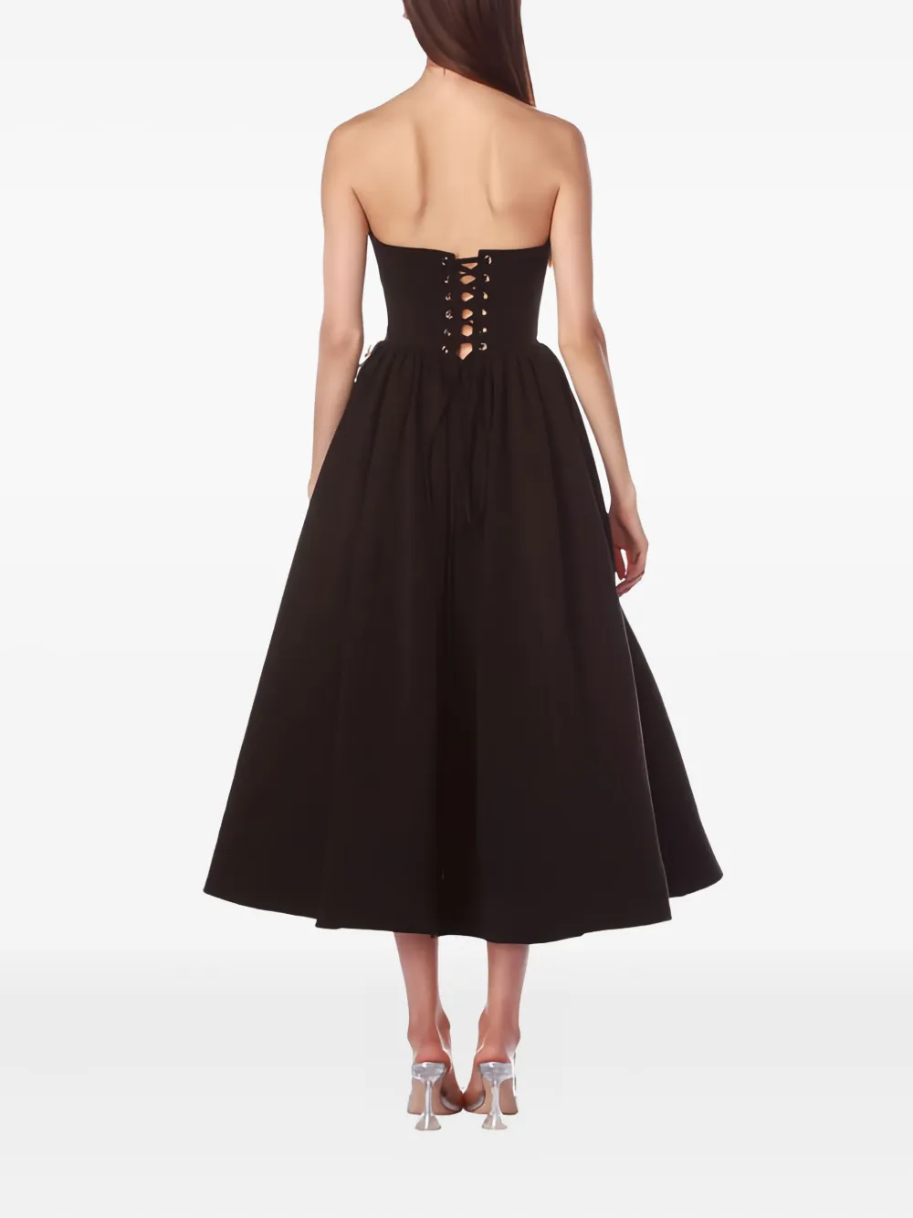 Bronx And Banco Inara Midi Dress In Black