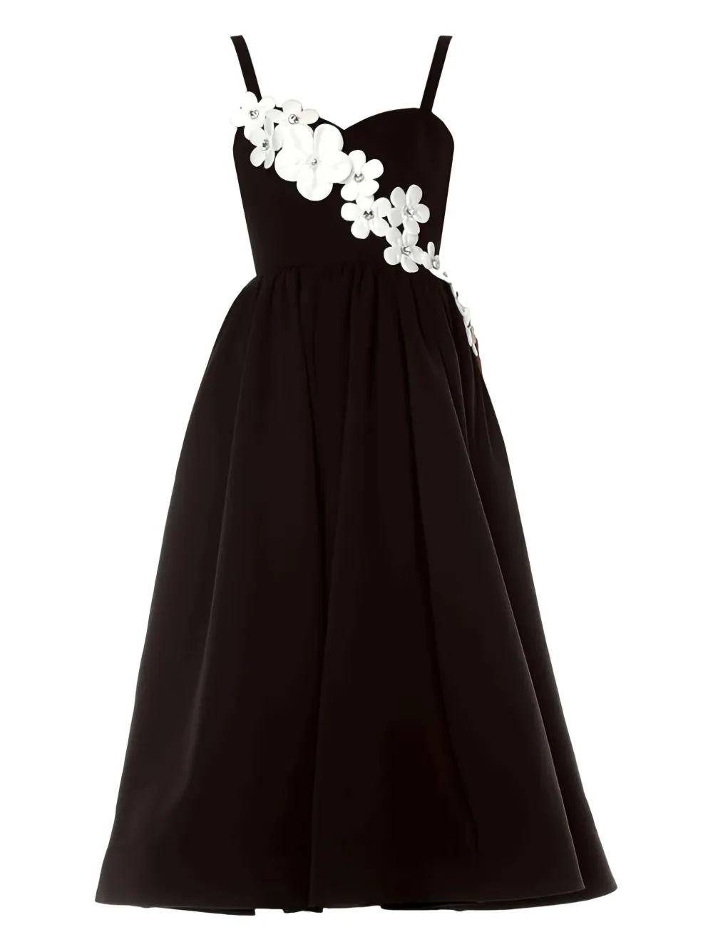Bronx and Banco Inara midi dress | Black | Image 1