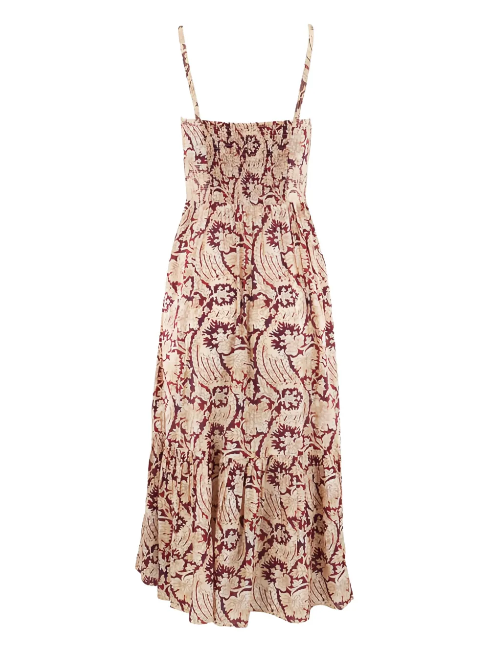 Ulla Johnson Midi-jurk met paisley-print - Beige
