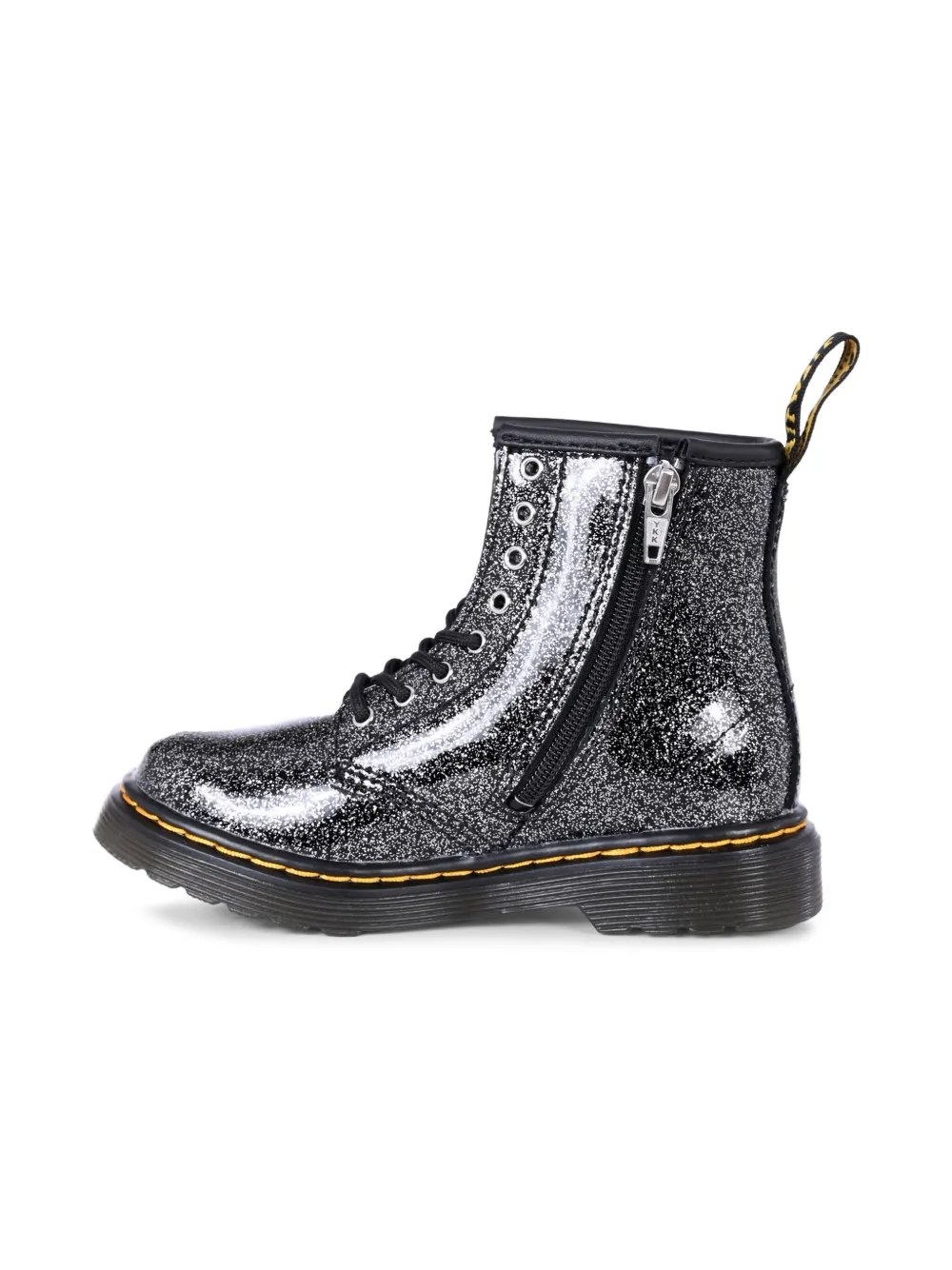 Dr. Martens Kids glitter-effect boots Black