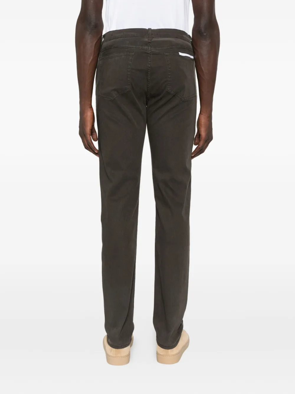 FRAME Slim-fit mid waist jeans Bruin