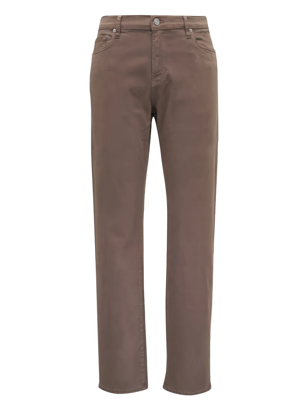 FRAME mid-rise slim-fit jeans - Braun