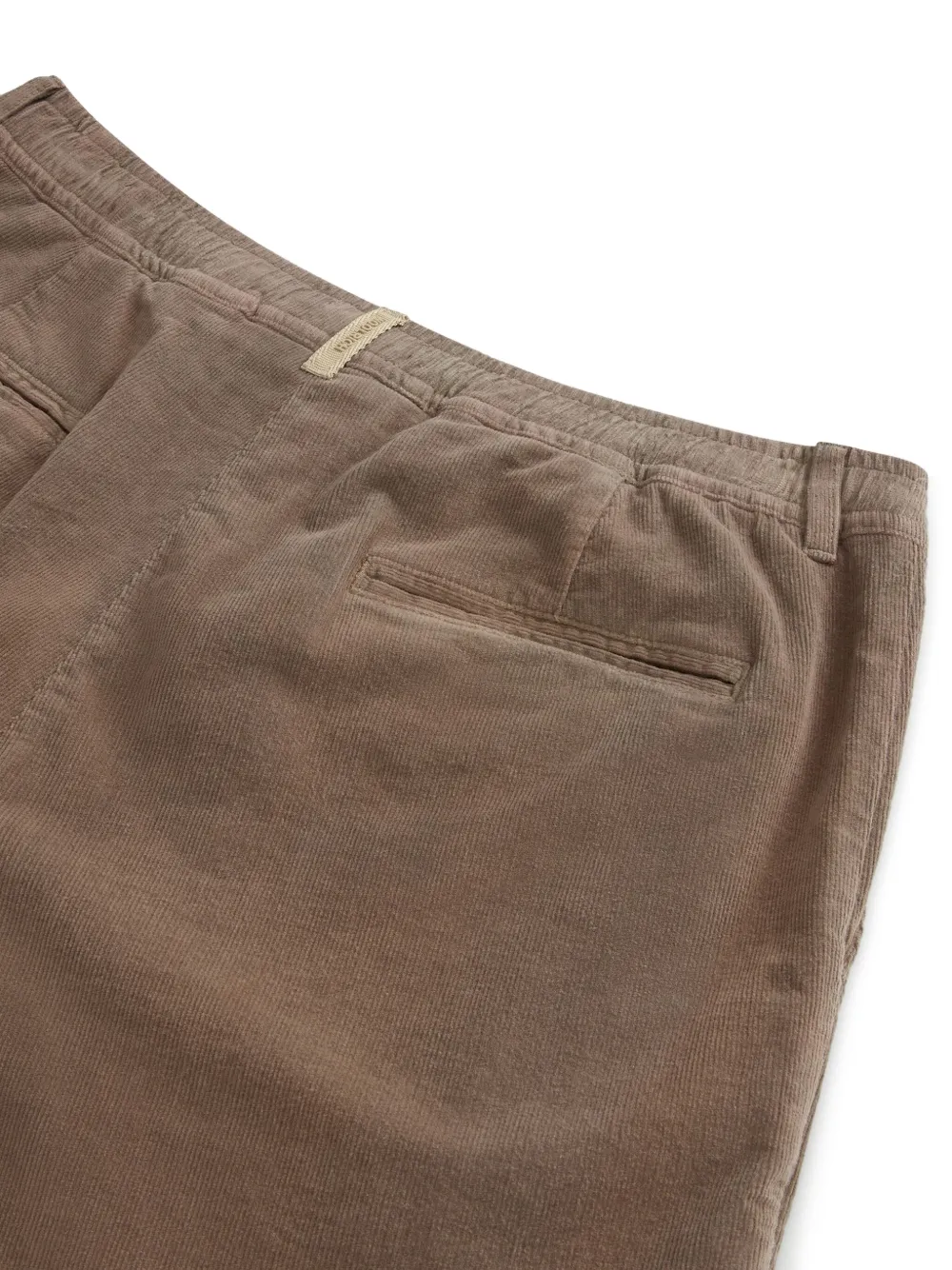 Woolrich Milton Pleated Drawstring Trousers In Brown