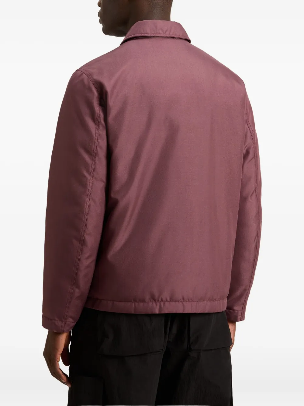 Woolrich Cordura Patch-pocket Jacket In Purple