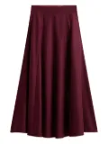 Woolrich wool A-line skirt - Red