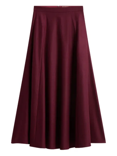 Woolrich wool A-line skirt