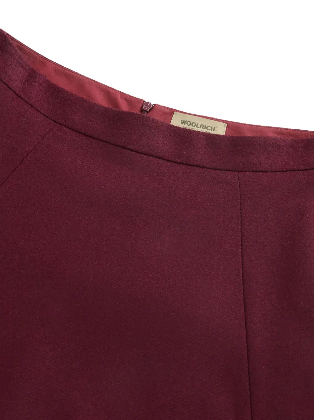 Woolrich Wool A-line Skirt In Brown