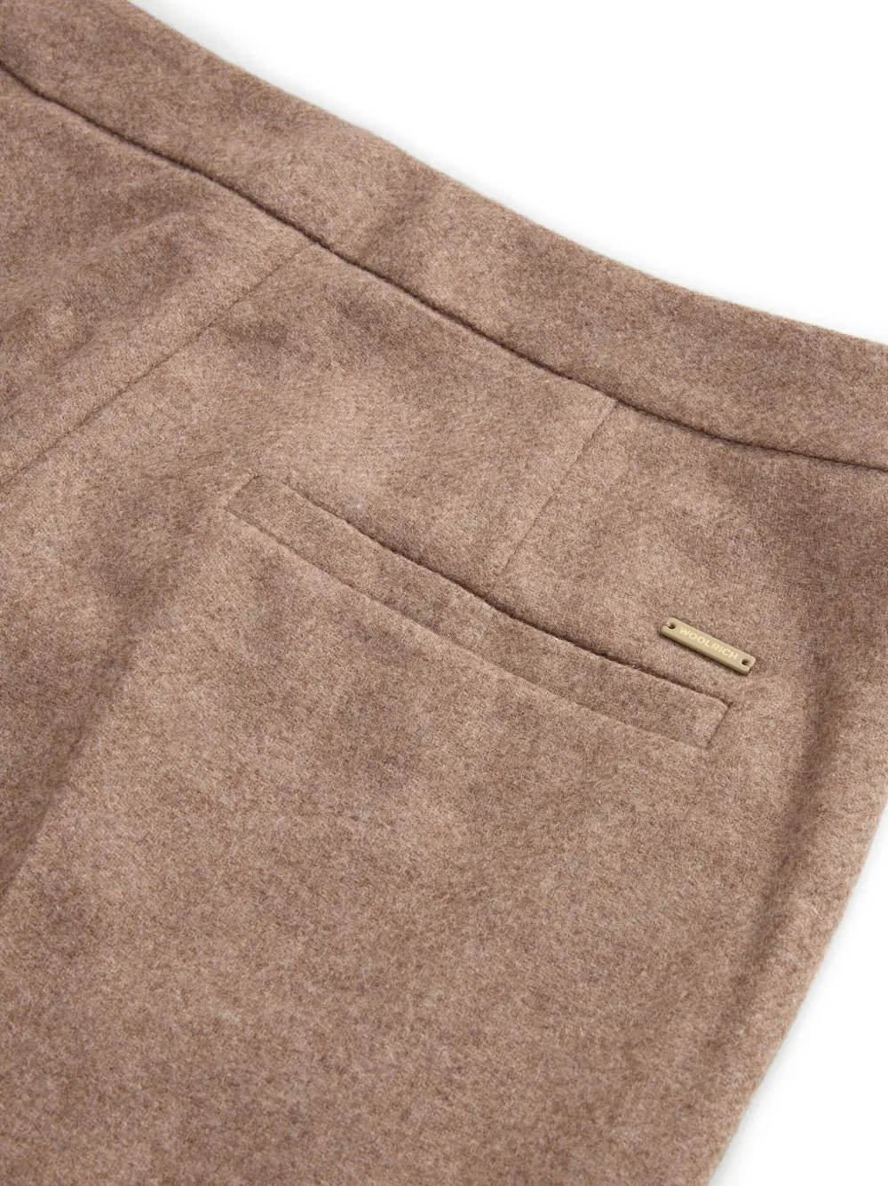 Woolrich Broek van wolblend Bruin