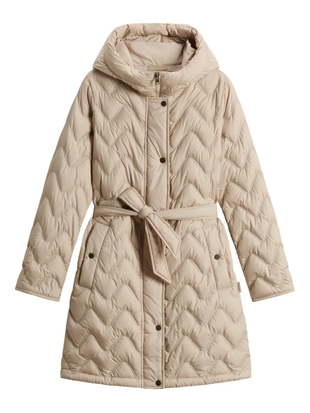 Woolrich キルティング パーカーコート - ニュートラル Woolrich キルティング パーカーコート - ニュートラル
