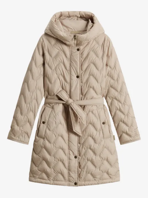 Woolrich quilted hooded parka