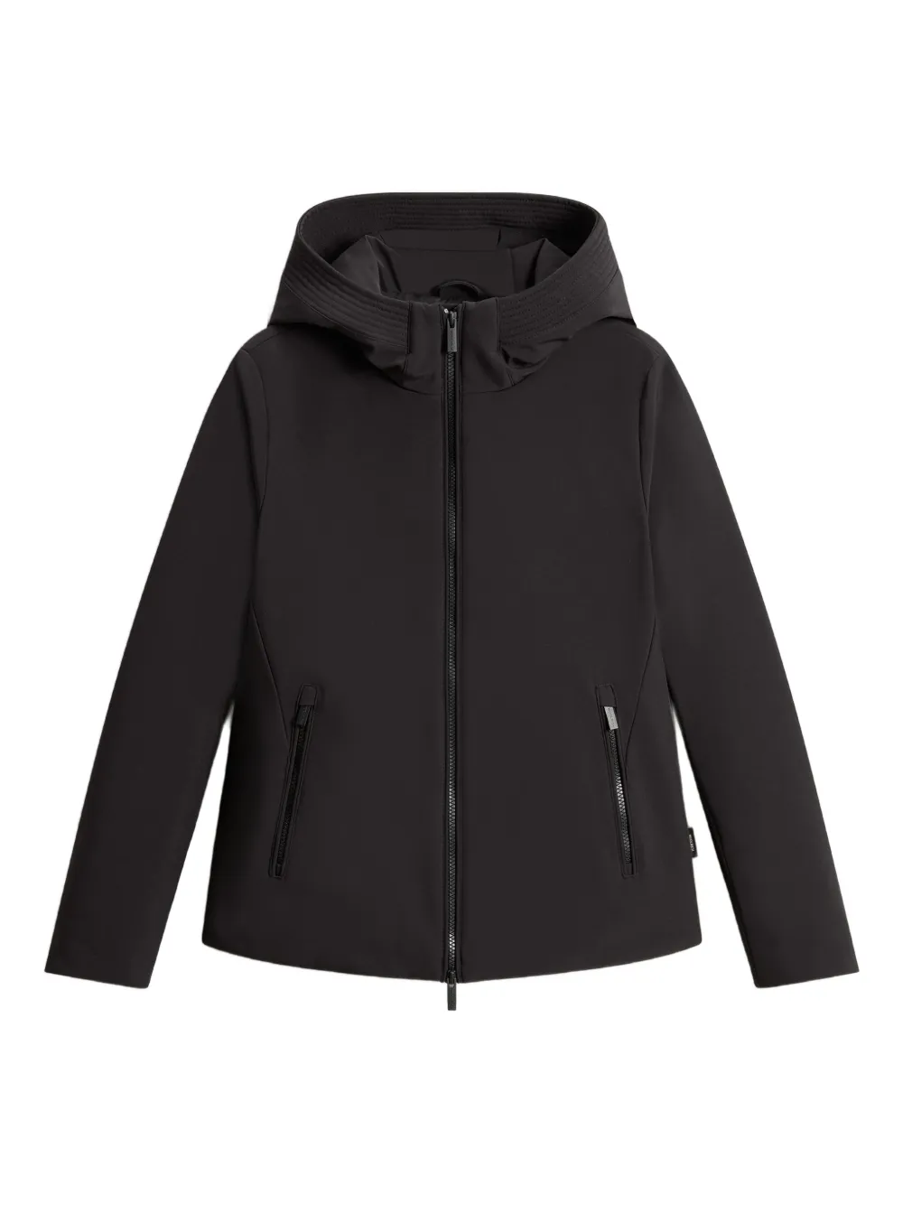 Woolrich Hooded Down Parka In Black