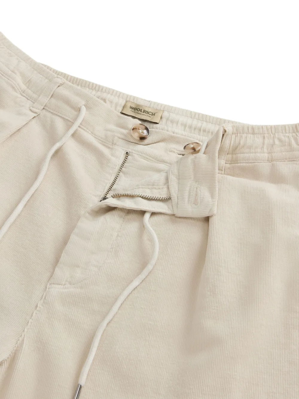 Woolrich Broek met trekkoord Beige
