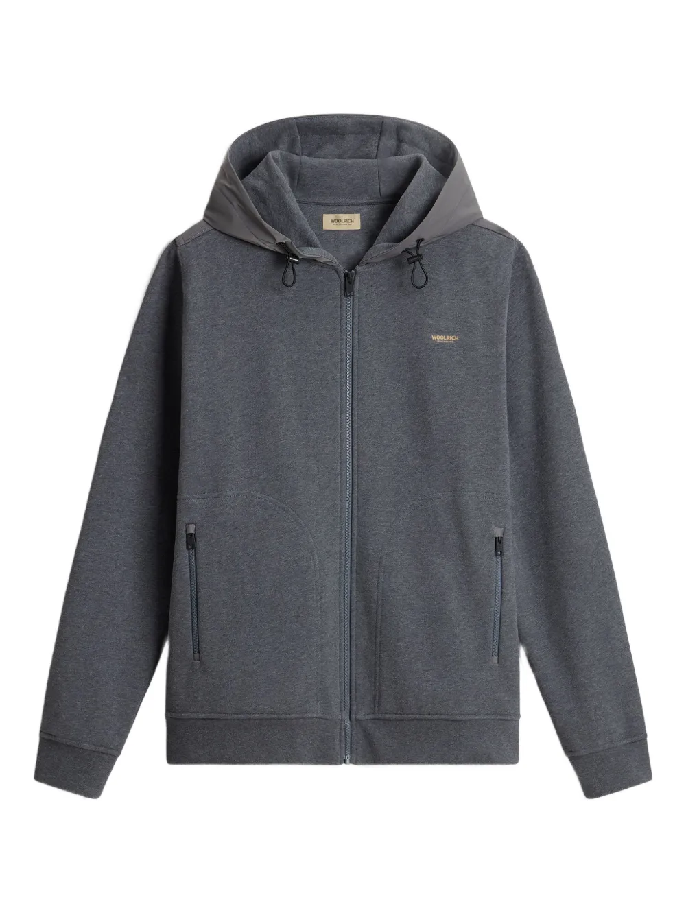 Woolrich full-zip hoodie | Grey | Image 1