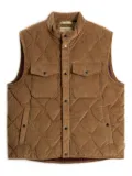 Woolrich corduroy quilted gilet - Brown