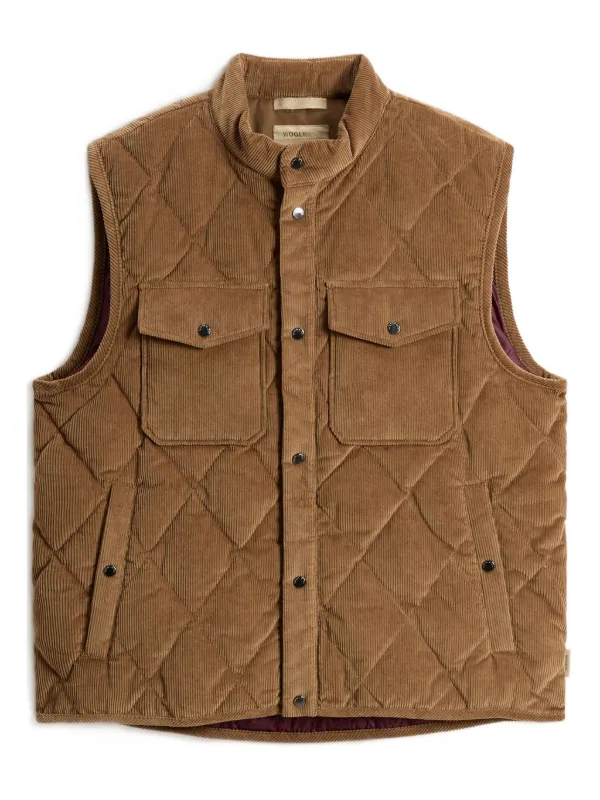 Woolrich コーデュロイ ベスト | ブラウン | FARFETCH JP