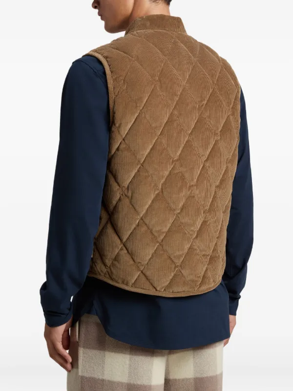 Woolrich コーデュロイ ベスト | ブラウン | FARFETCH JP