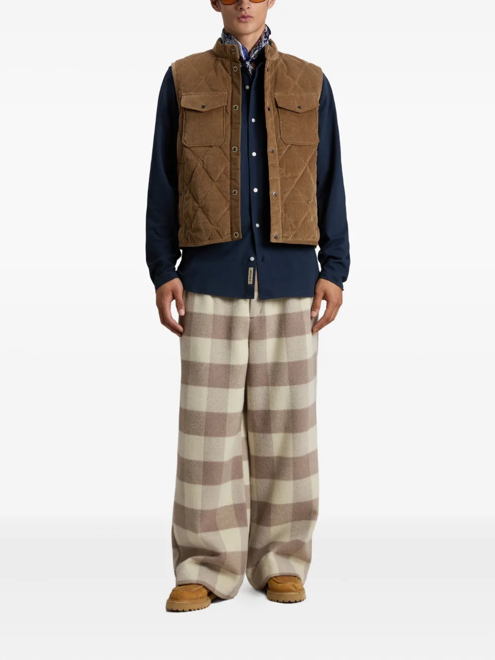 Woolrich corduroy quilted gilet | Waistcoats & Gilets | Image 2