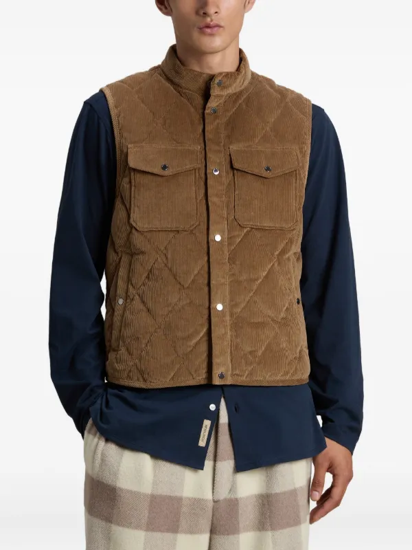 Woolrich コーデュロイ ベスト | ブラウン | FARFETCH JP