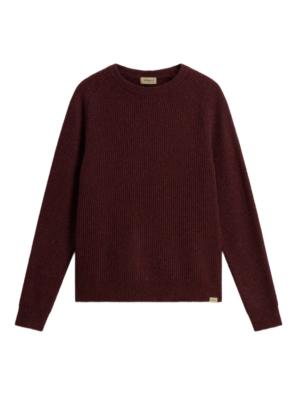 Woolrich rib-knit crew-neck sweater | Red | Image 1