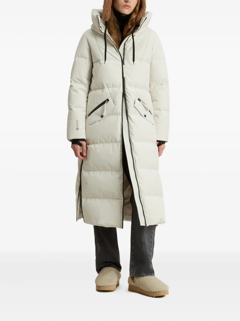 Woolrich GTX coat Wit