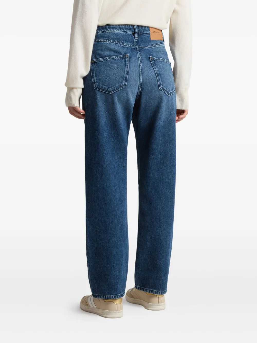 Woolrich Cotton Jeans In Blue