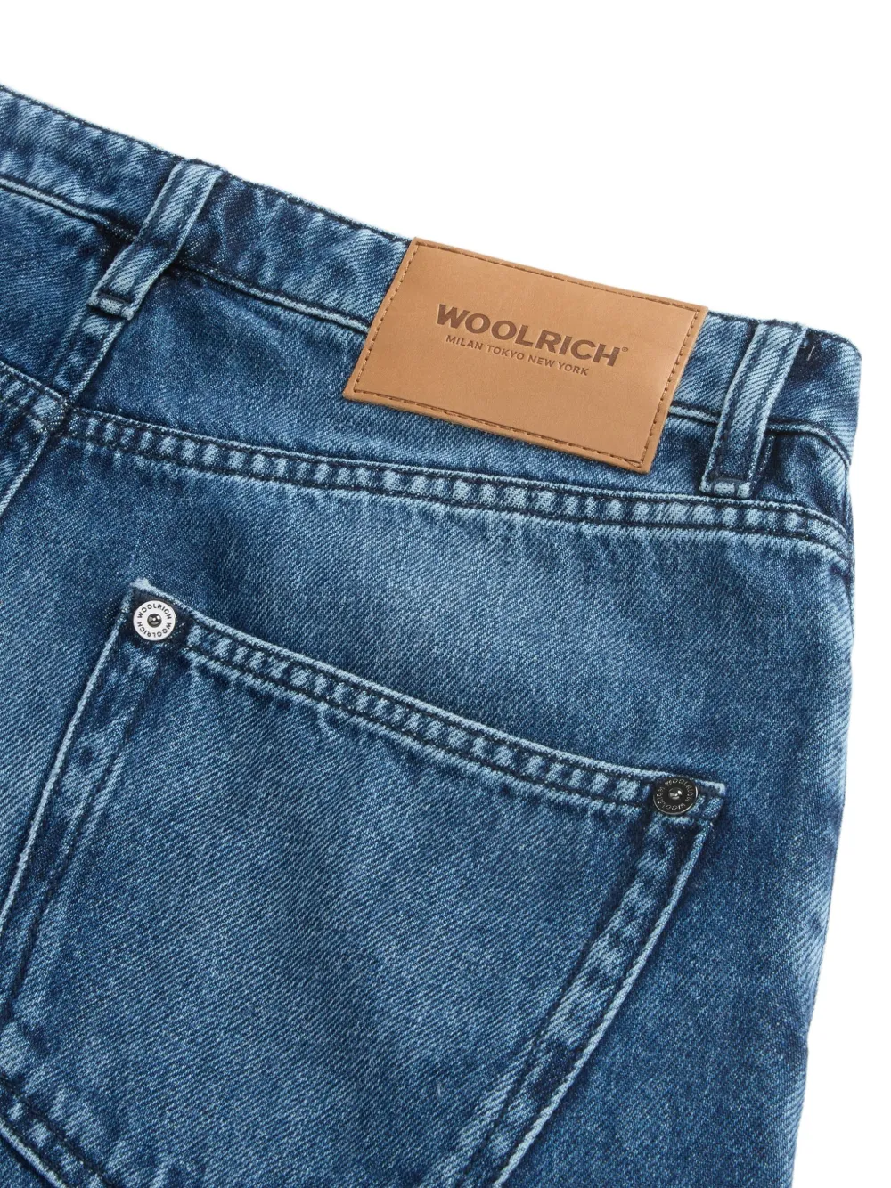 Woolrich Cotton Jeans In Blue