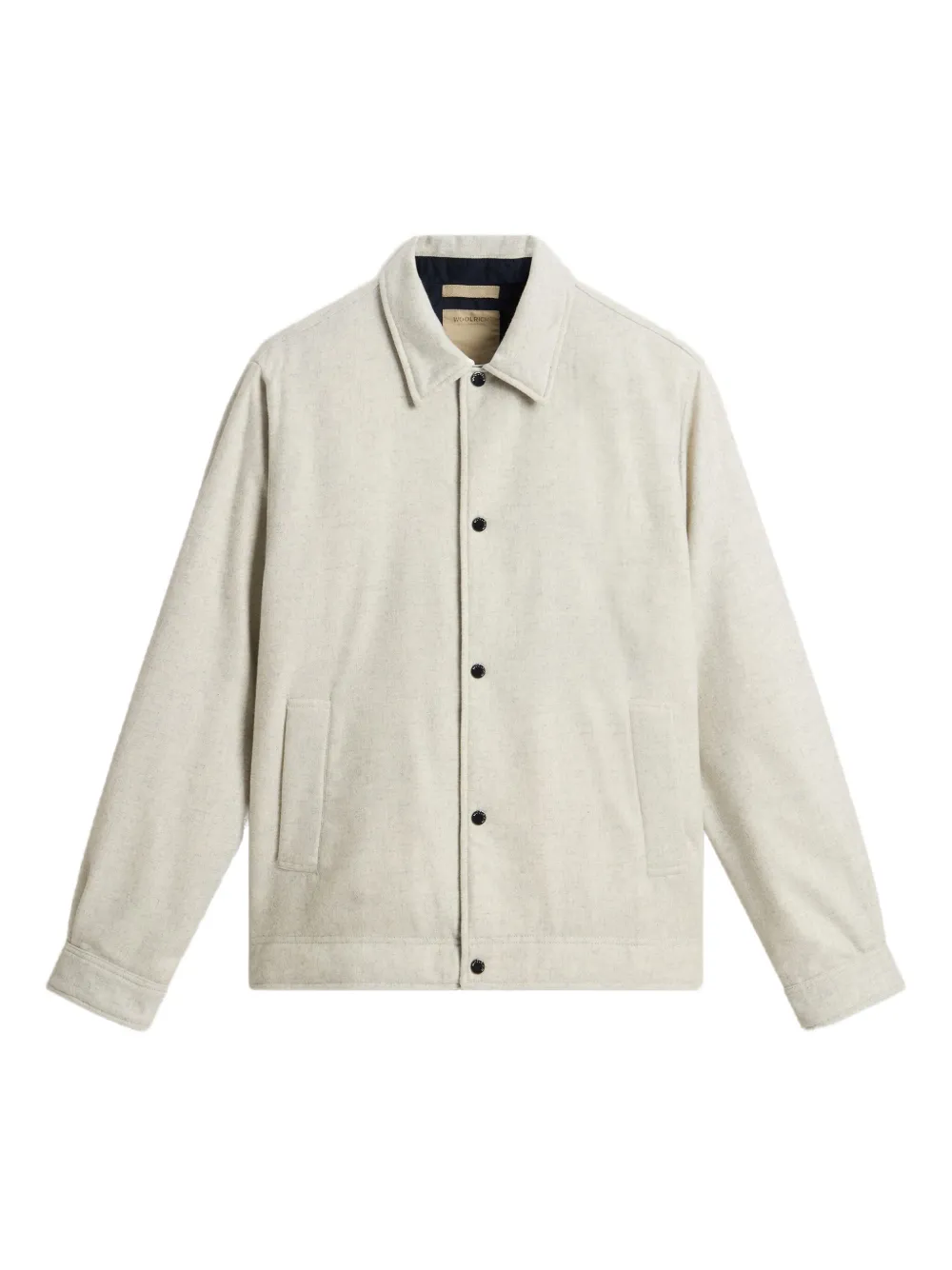 Woolrich Wool Buttoned Shirt Jacket In Multi
