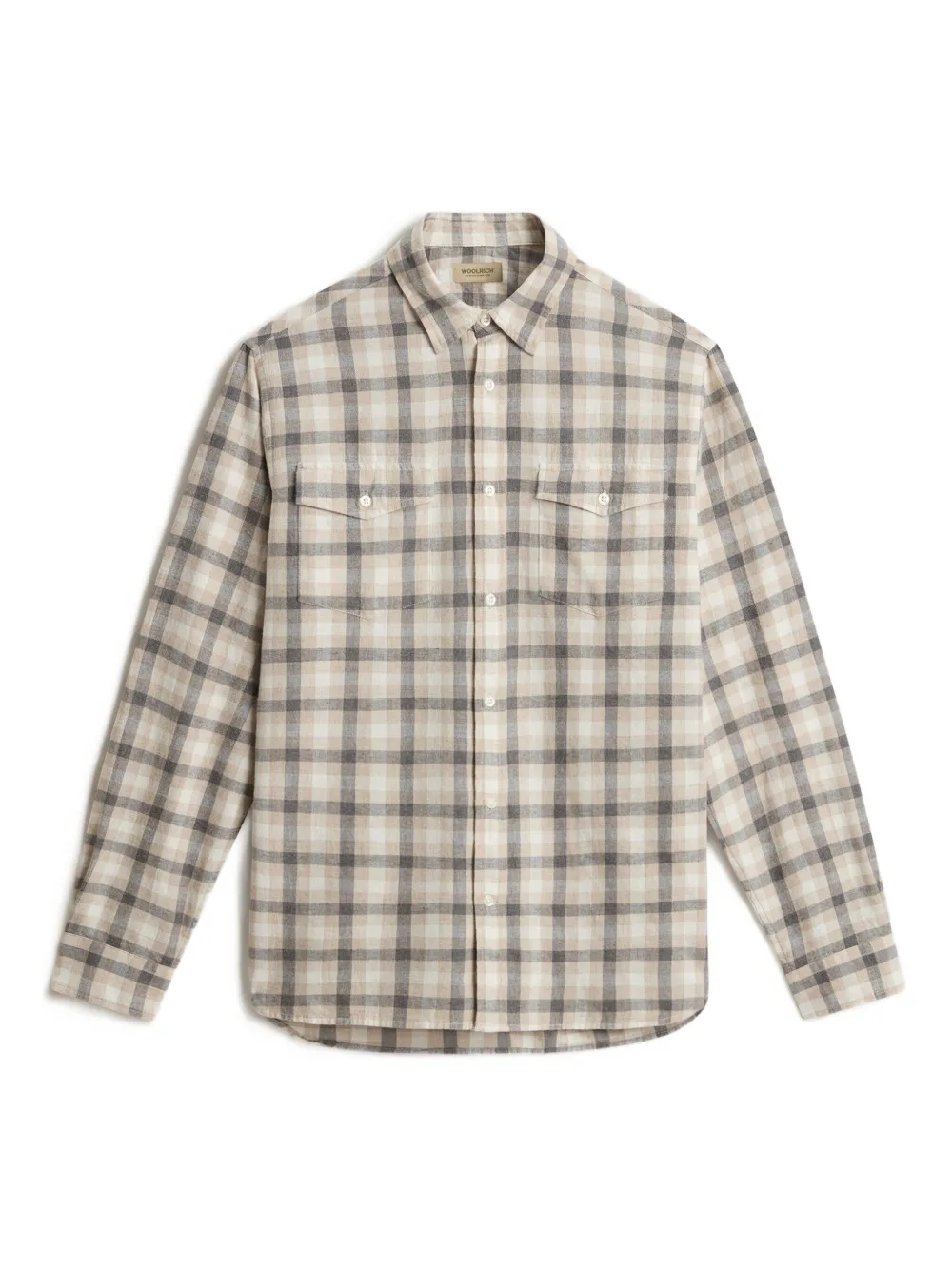 Woolrich check-pattern pocket shirt | Neutrals | Image 1