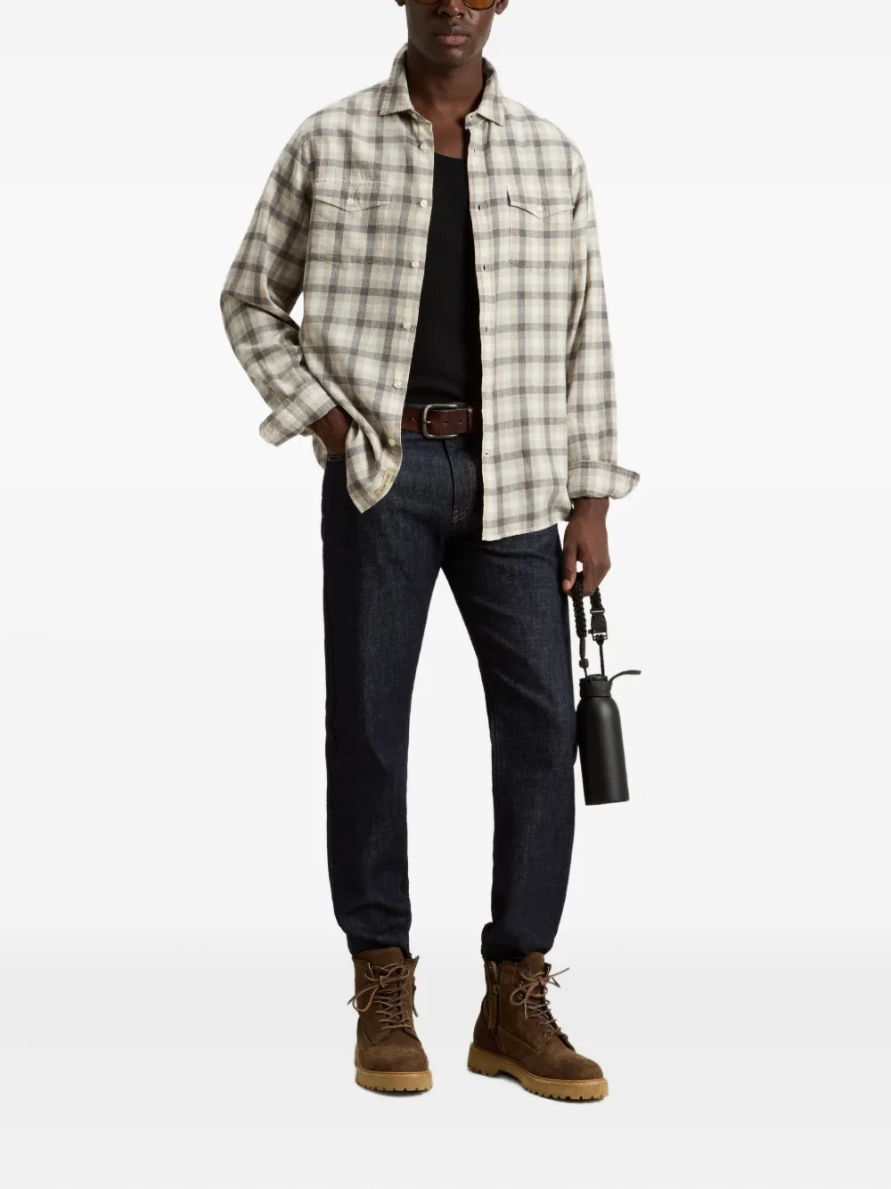 Woolrich check-pattern pocket shirt | Image 2