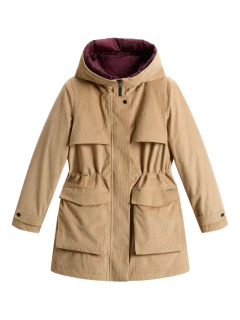 Woolrich corduroy hooded parka
