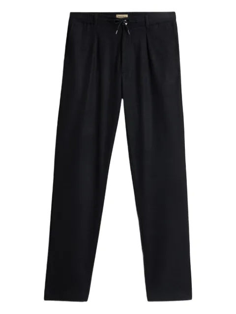 Woolrich pleated drawstring trousers