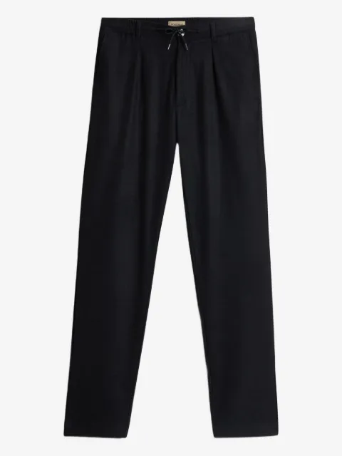Woolrich plisserade byxor med dragsko