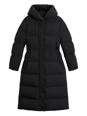 Emporio Armani フーデッド キルティングコート | ブラック | FARFETCH JP