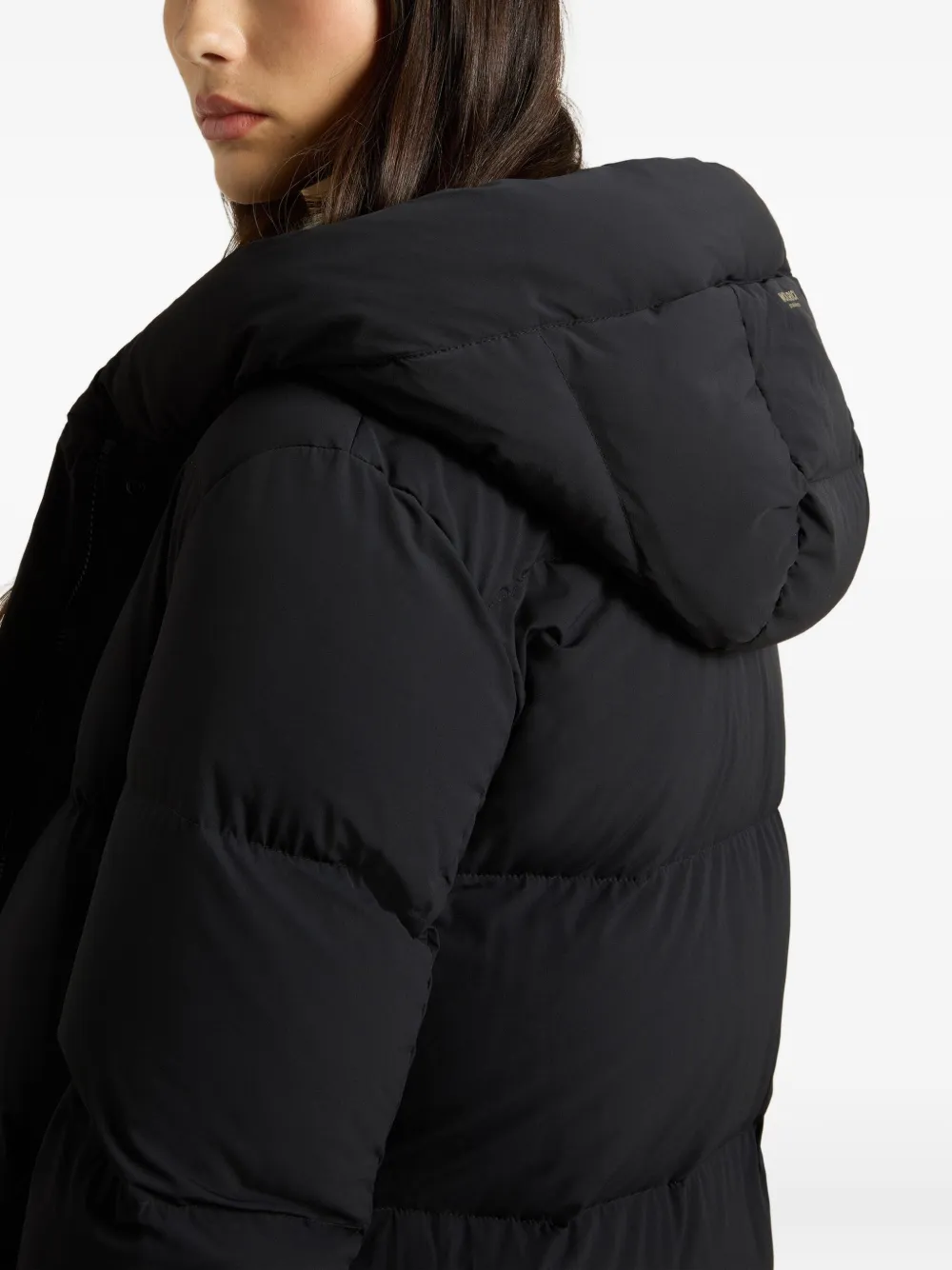 Woolrich Cloud Madison Coat In Black